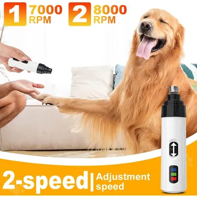 HausPets Elektrische Nagelfeile Hund Leise USB-C HausPets Elektrische Nagelfeile Hund Leise USB-C