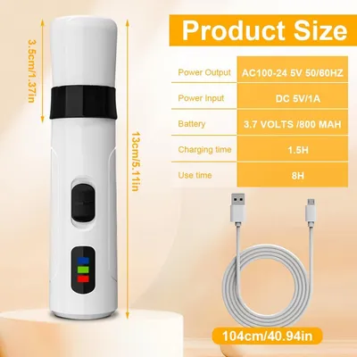 HausPets Elektrische Nagelfeile Hund Leise USB-C HausPets Elektrische Nagelfeile Hund Leise USB-C