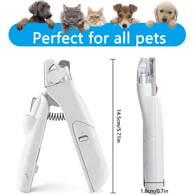 HausPets LED Krallenschneider Hund Katze Kaninchen Sicher HausPets LED Krallenschneider Hund Katze Kaninchen Sicher