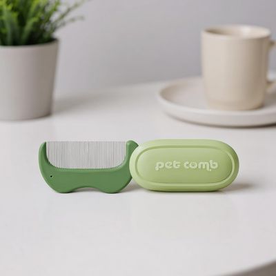 HausPets Brosse Toilettage Pliable Chien Chat Anti Perte