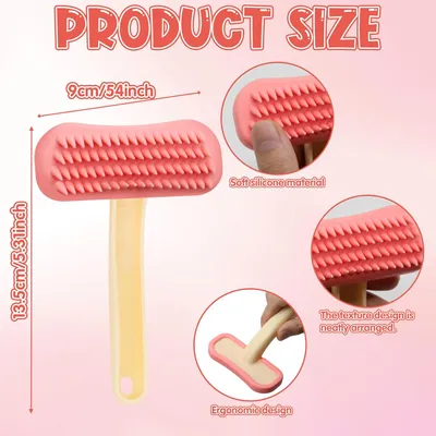 HausPets Brosse Lapin Silicone Massage Petit Animal HausPets Brosse Lapin Silicone Massage Petit Animal