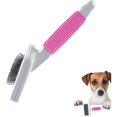 HausPets Brosse Toilettage Chien Acier Inoxydable HausPets Brosse Toilettage Chien Acier Inoxydable