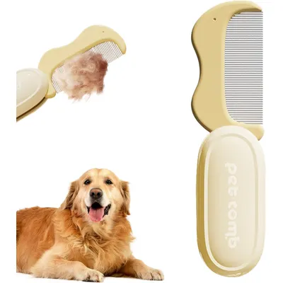 HausPets Brosse Toilettage Pliable Chien Chat Anti Perte HausPets Brosse Toilettage Pliable Chien Chat Anti Perte