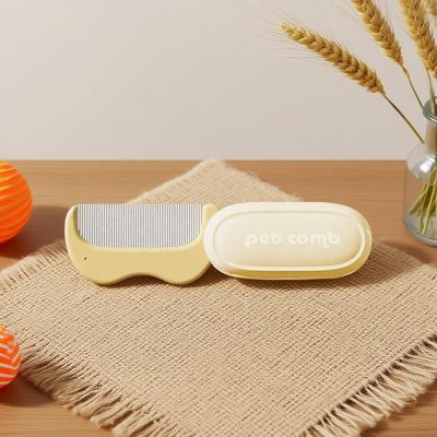 HausPets Cepillo plegable para el cuidado de perros y gatos, anticaída