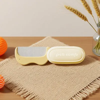 HausPets Brosse Toilettage Pliable Chien Chat Anti Perte HausPets Brosse Toilettage Pliable Chien Chat Anti Perte