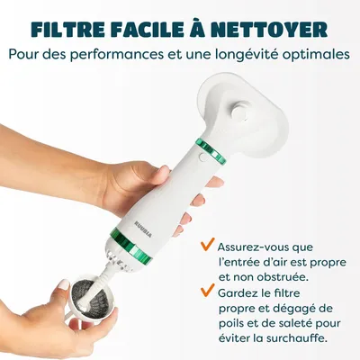 HausPets Séchoir Brosse Chien Chat 2en1 Silencieux Portable HausPets Séchoir Brosse Chien Chat 2en1 Silencieux Portable