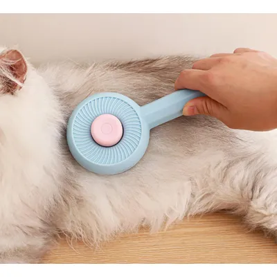 HausPets Brosse Toilettage Chat Chien Bleu Anti Poils HausPets Brosse Toilettage Chat Chien Bleu Anti Poils