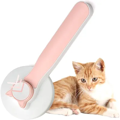 HausPets Brosse Autonettoyante Chat Rose Poils Courts Longs HausPets Brosse Autonettoyante Chat Rose Poils Courts Longs