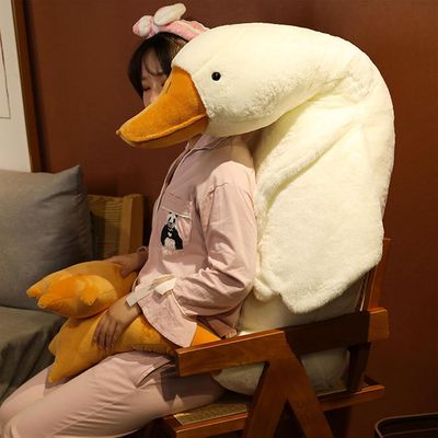 HausPets Jouet Chien Canard Blanc Peluche Résistant