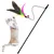 HausPets Canne Pêche Chat Plumes Cloche Rétractable HausPets Canne Pêche Chat Plumes Cloche Rétractable