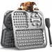 HausPets Tapis Lécher Chien Inox Anti-Glouton Ventouse Antistress