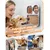 HausPets Tapis Lécher Chien Inox Anti-Glouton Ventouse Antistress