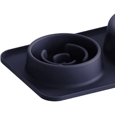 HausPets Bol Léchouille Chien 2en1 Silicone Anti-étouffement 500ml