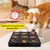 HausPets Tapis Lécher Chien Silicone Noir Anti-Glouton Antidérapant