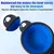 HausPets Gamelle Chien 2en1 Pliante Portable Voyage Plastique Bleu