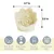 HausPets Tapis Lécher Chien Anti-Anxiété Enrichissant Antidérapant Beige