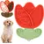 HausPets Tapis Lécher Chien Chat Silicone Rouge Ventouse Bain
