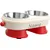 HausPets Gamelle Surélevée Personnalisée Acier Inoxydable 350ml x2