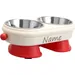 HausPets Gamelle Surélevée Personnalisée Acier Inoxydable 350ml x2