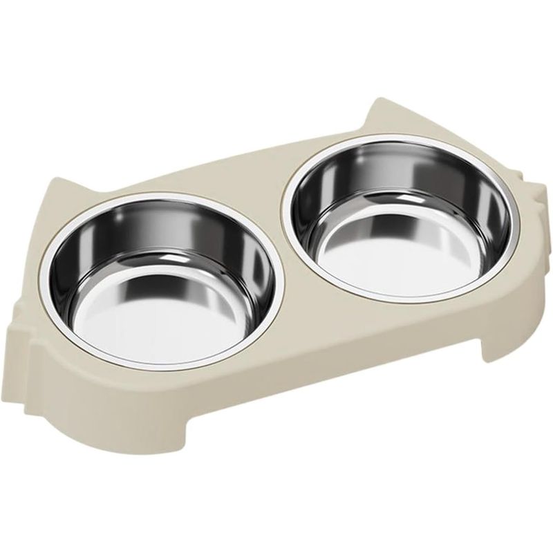 HausPets Support Gamelle Surélevée Chien Acier Inoxydable Antidérapant