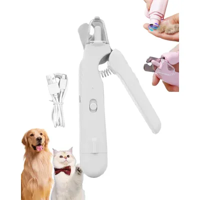 HausPets Coupe Griffes LED Rechargeable SafeTrim Blanc HausPets Coupe Griffes LED Rechargeable SafeTrim Blanc