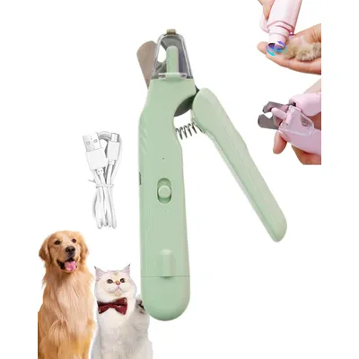 HausPets Coupe Griffes LED Rechargeable SafeTrim Vert HausPets Coupe Griffes LED Rechargeable SafeTrim Vert