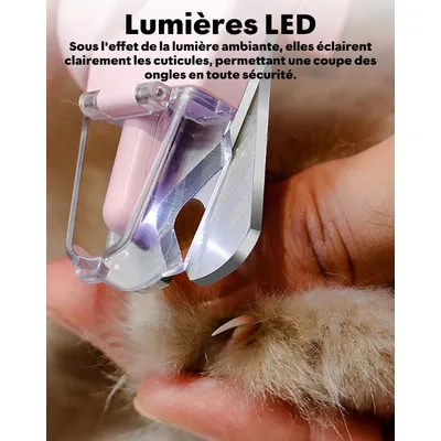 HausPets Coupe Griffes LED Rechargeable SafeTrim Vert HausPets Coupe Griffes LED Rechargeable SafeTrim Vert