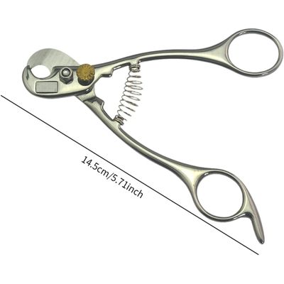 HausPets Coupe Griffes Acier Inox Ressort Antidérapant