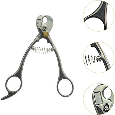 HausPets Coupe Griffes Acier Inox Ressort Antidérapant