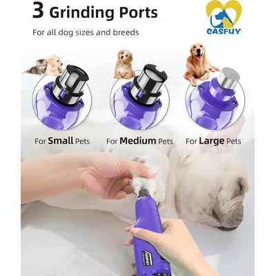 HausPets Lime Ongles Chien 6 Vitesses LED 45dB USB HausPets Lime Ongles Chien 6 Vitesses LED 45dB USB