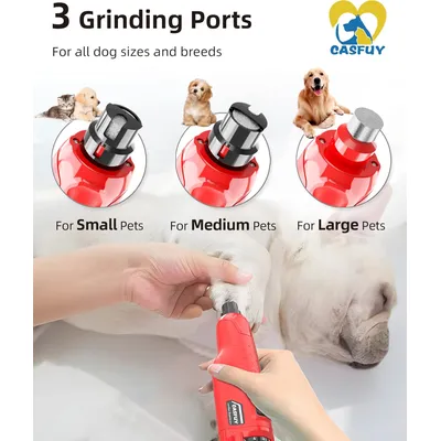 HausPets Lime Ongles Chien 6 Vitesses LED 45dB USB HausPets Lime Ongles Chien 6 Vitesses LED 45dB USB