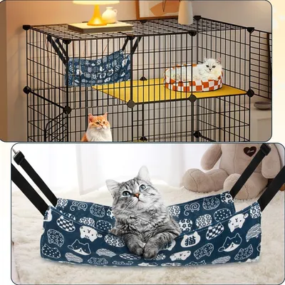 HausPets Hängematte Katze Leinen Groß Größe Bis 7,7kg