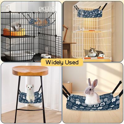 HausPets Hamac Suspendu Chat Lin Grand Taille Jusqu'à 7,7kg