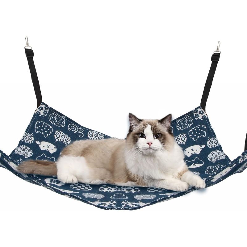 HausPets Hängematte Katze Leinen Groß Größe Bis 7,7kg