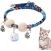 HausPets Katzenhalsband Zedernperle Glocke Verstellbar