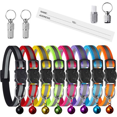 HausPets Sicherheitshalsband Katze Reflektierend 8 Farben