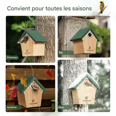 HausPets Casa para pájaros de madera HausPets Casa para pájaros de madera
