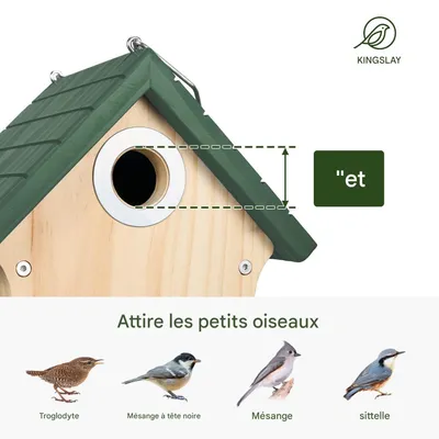 HausPets Casa para pájaros de madera HausPets Casa para pájaros de madera