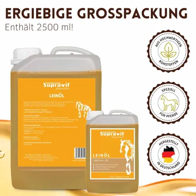 Supravit Leinöl Pferde 5L