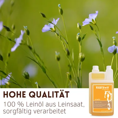 Supravit Leinöl Pferde & Hunde 1l Supravit Leinöl Pferde & Hunde 1l
