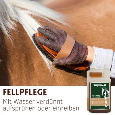 Supravit Schwarzkümmelöl Pferd & Hund 1l