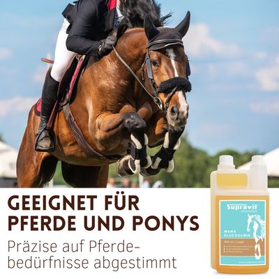 Supravit Elektrolyte Pferd Liquid - flüssiges Ergänzungsfutter für Pferde