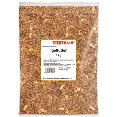 Supravit Igelfutter mit Insekten - Artgerechtes Futter für Igel Ganzjährig