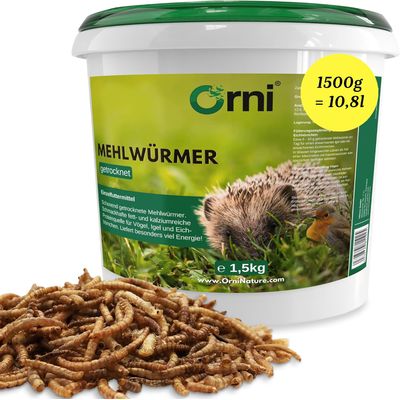 Orni Mehlwürmer getrocknet 500g
