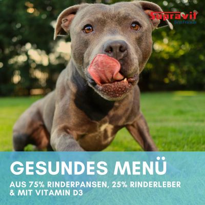 Supravit natürliches Hundenassfutter 6 x 820g Dosenfutter Hund