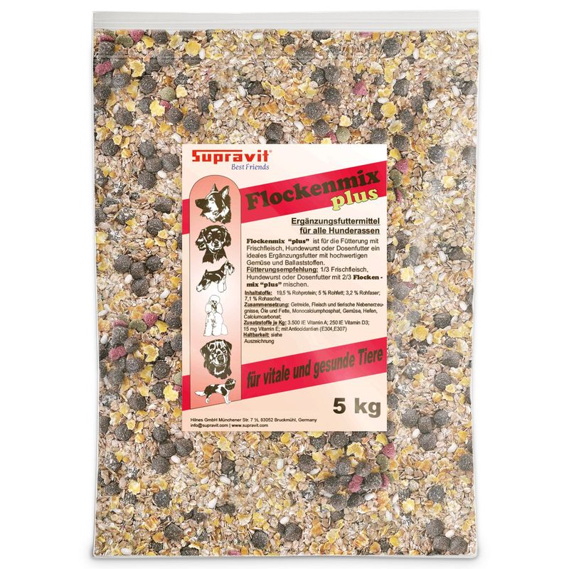 Supravit Flockenmix Plus für Hunde 5 kg