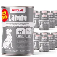 Supravit natürliches Hundenassfutter 12 x 410g Dosenfutter Hund