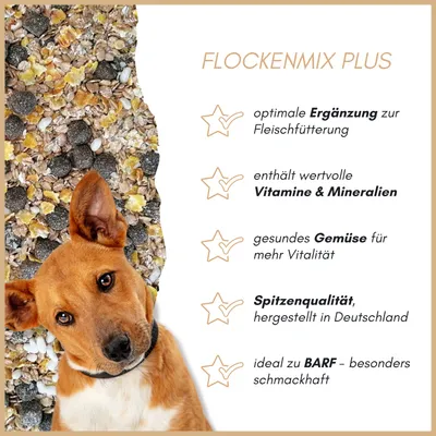 Supravit Flockenmix Plus für Hunde 15 kg
