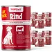 Supravit Hundenassfutter mit Rindfleisch 6 x 820g