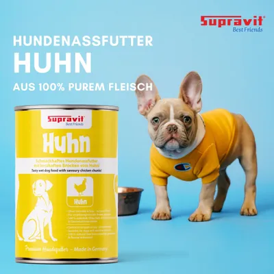 Supravit Hundenassfutter Huhn 6 x 820g Supravit Hundenassfutter Huhn 6 x 820g